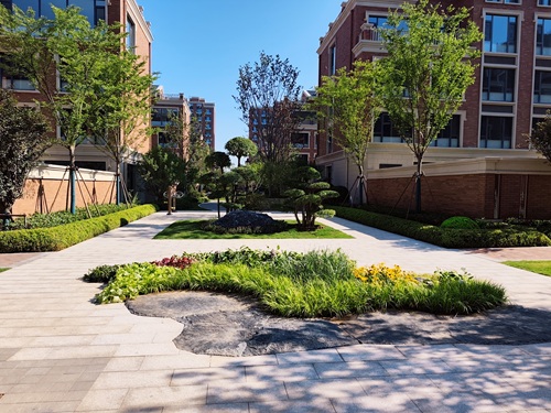 谷德大藝城項(xiàng)目室外景觀綠化工程